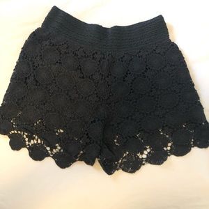 Black Anthropologie shorts